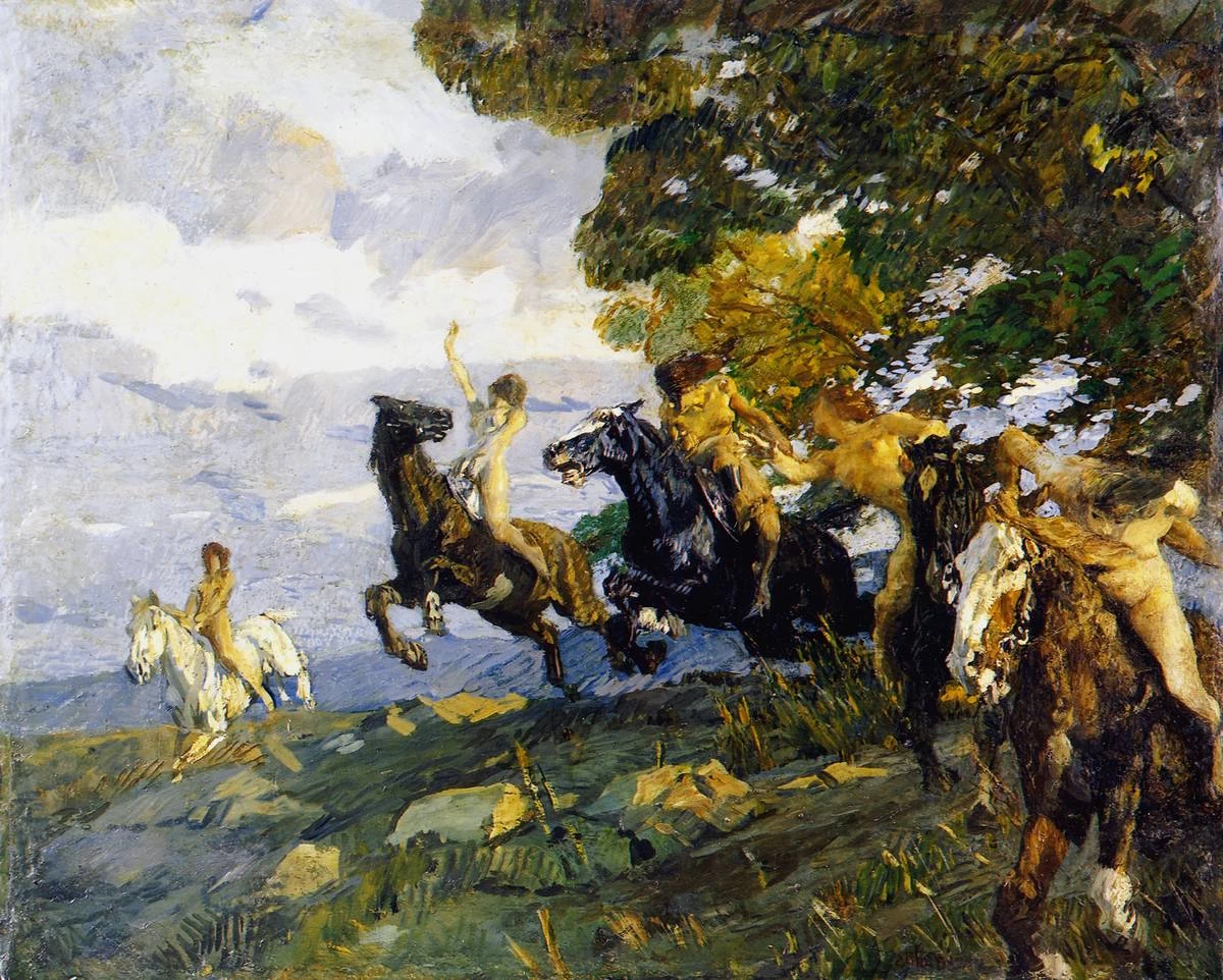 141-Ettore Tito-Le amazzoni  